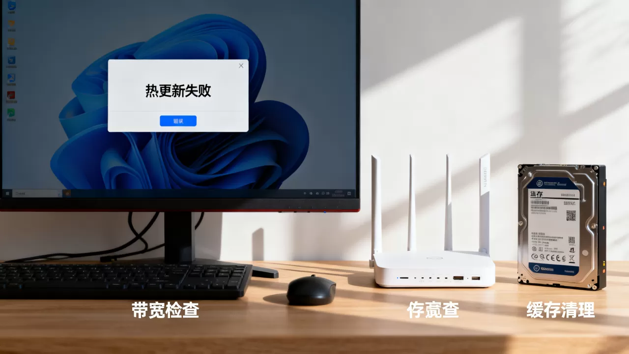 游戏素材热更新失败先看带宽还是缓存,是什么原因 游戏素材热更新失败先看带宽还是缓存,是什么原因