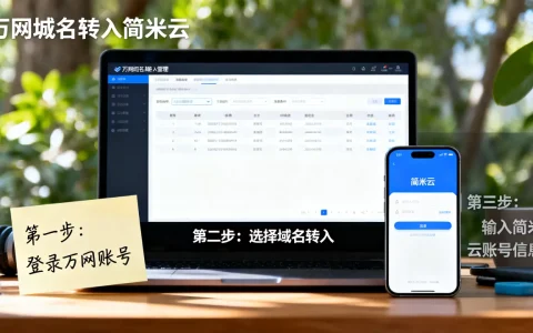万网域名转入简米云流程复杂吗，具体怎么操作？