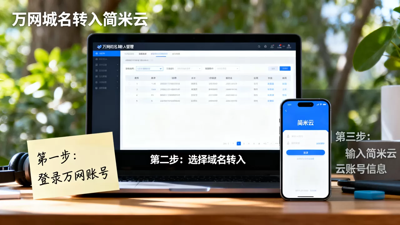 万网域名转入简米云流程复杂吗,具体怎么操作? 万网域名转入简米云流程复杂吗,具体怎么操作?
