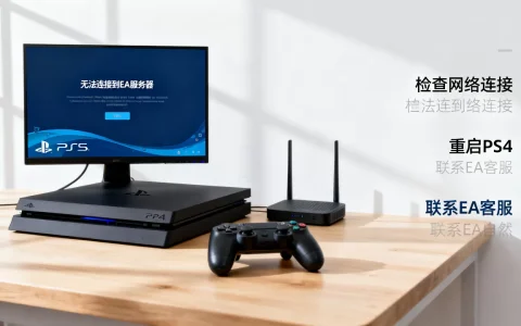 PS4连接不到EA服务器卡住了怎么退出，是什么原因？