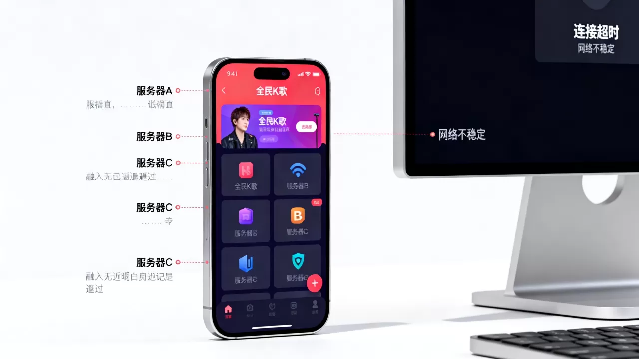 全民K歌有哪些服务器,为什么连接不上? 全民K歌有哪些服务器,为什么连接不上?
