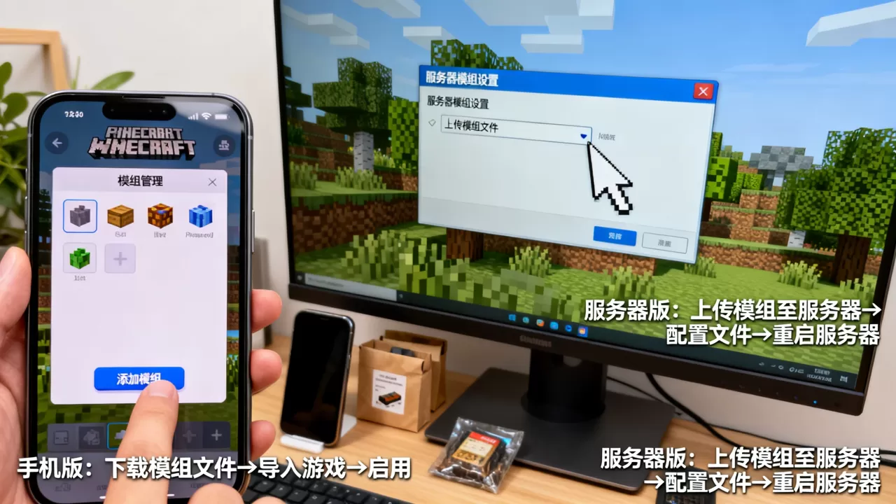 我的世界中国版服务器怎么添加模组,我的世界手机版怎么装模组 我的世界中国版服务器怎么添加模组,我的世界手机版怎么装模组