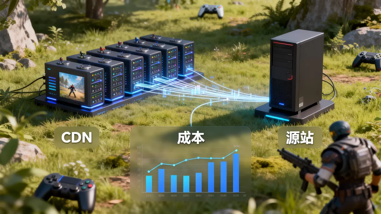 游戏素材分发选CDN还是源站,哪个更省钱? 游戏素材分发选CDN还是源站,哪个更省钱?