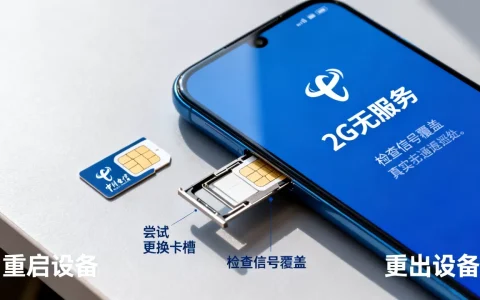 电信卡2为何显示2G无服务器，电信卡无服务怎么解决