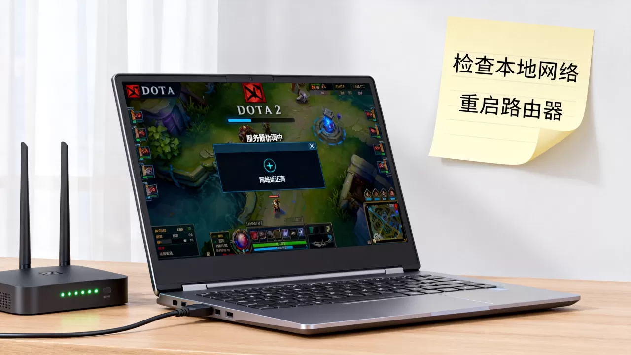 为什么dota2一直协调服务器,网络延迟高怎么解决 为什么dota2一直协调服务器,网络延迟高怎么解决