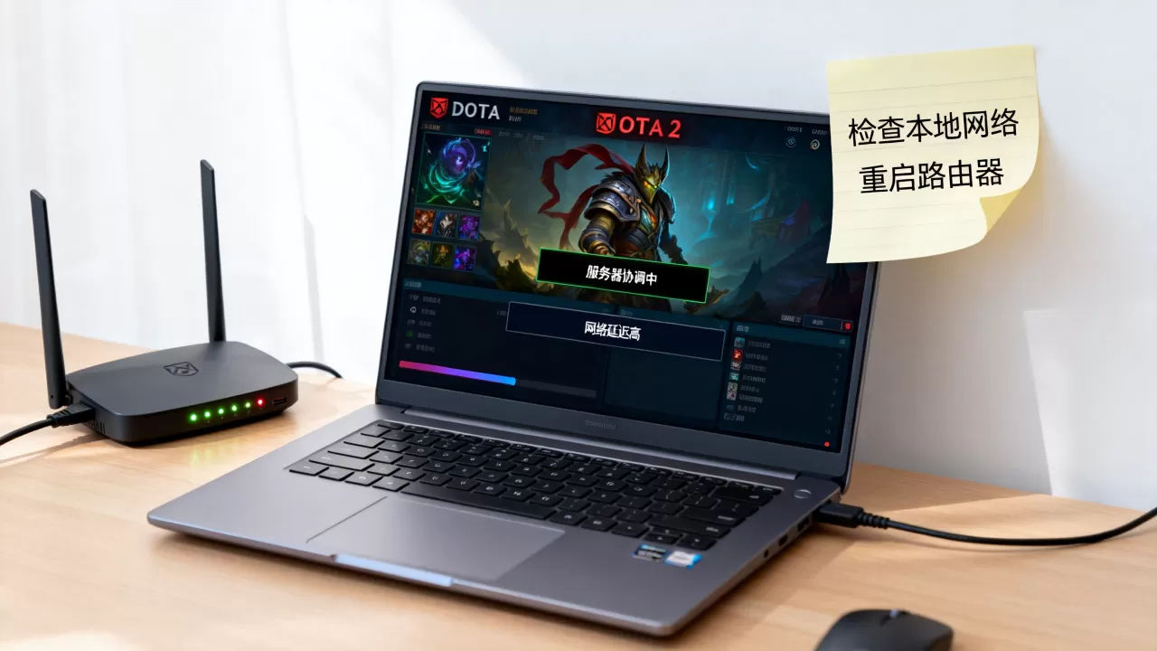 为什么dota2一直协调服务器,网络延迟高怎么解决 为什么dota2一直协调服务器,网络延迟高怎么解决