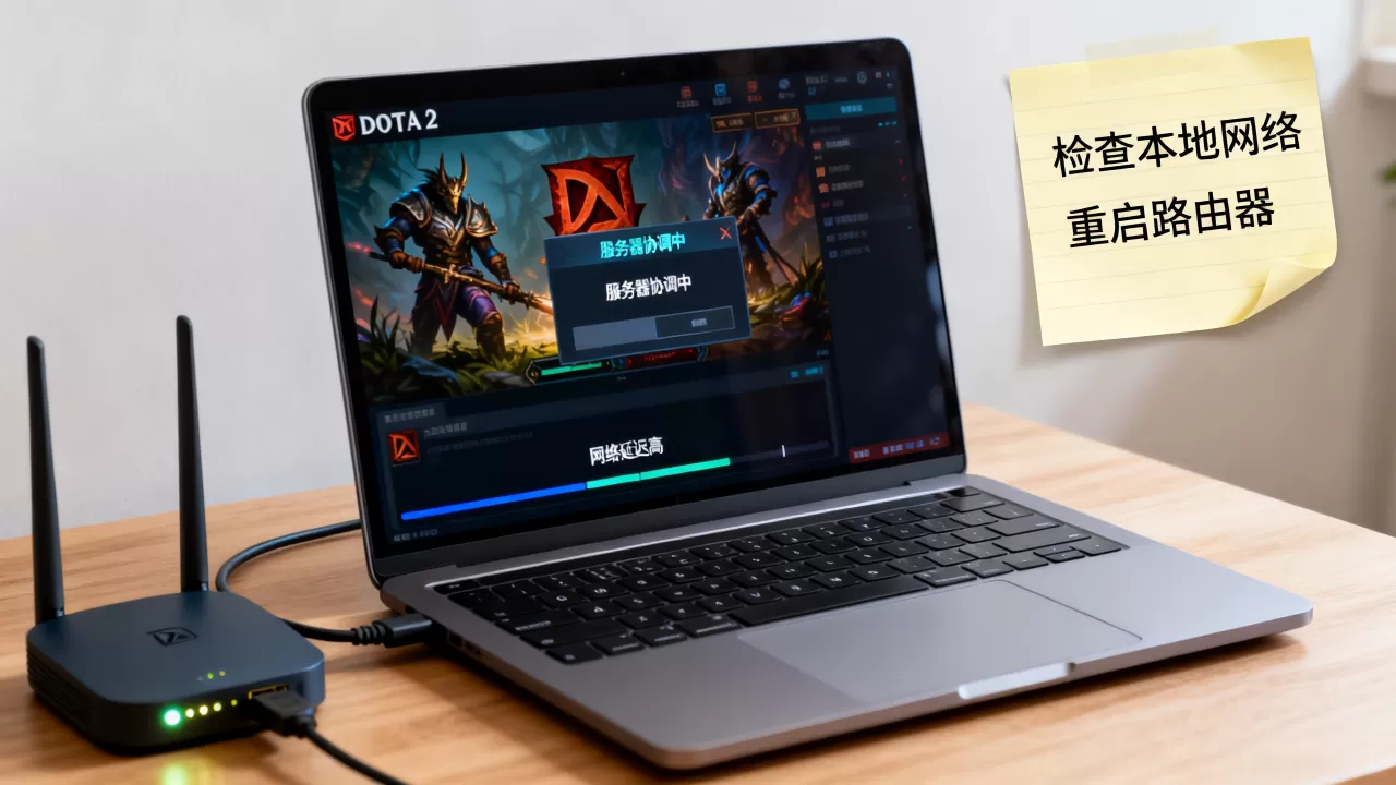 为什么dota2一直协调服务器,网络延迟高怎么解决 为什么dota2一直协调服务器,网络延迟高怎么解决