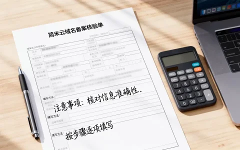 简米云域名备案核验单有哪些注意事项，域名备案核验单怎么填