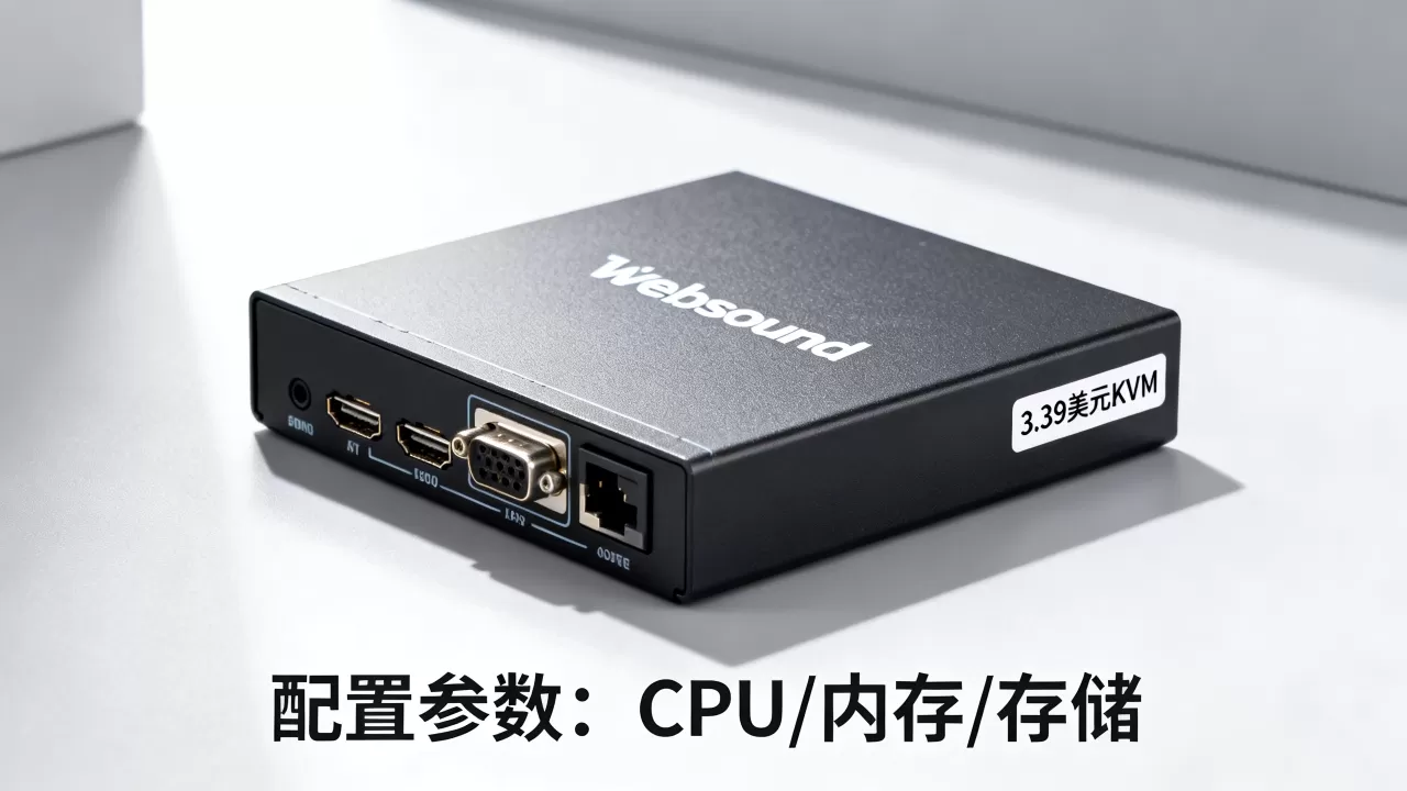 websound 3.39美元KVM配置怎么样,值得买吗? websound 3.39美元KVM配置怎么样,值得买吗?