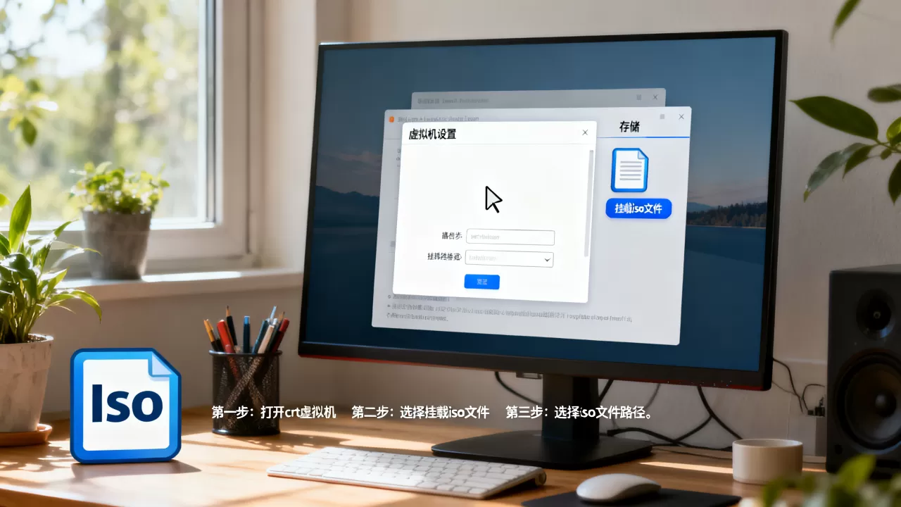 crt虚拟机挂载怎么操作,虚拟机挂载iso文件详细教程 crt虚拟机挂载怎么操作,虚拟机挂载iso文件详细教程