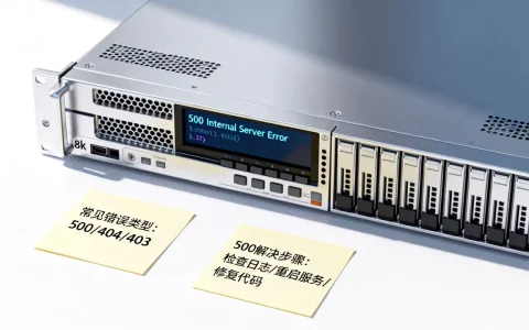 服务器上的错误有哪些常见类型，服务器500错误怎么解决