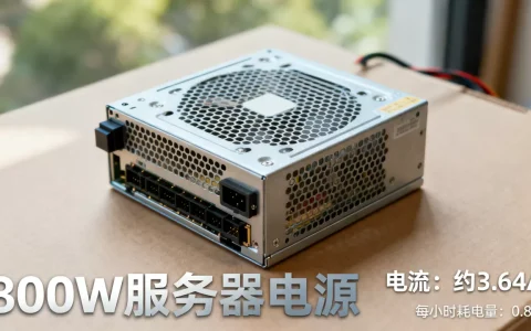 800W服务器电源电流有多大，服务器电源一小时多少度电