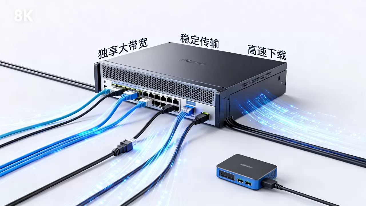 下载业务为何要选独享大带宽,独享带宽有什么好处 下载业务为何要选独享大带宽,独享带宽有什么好处