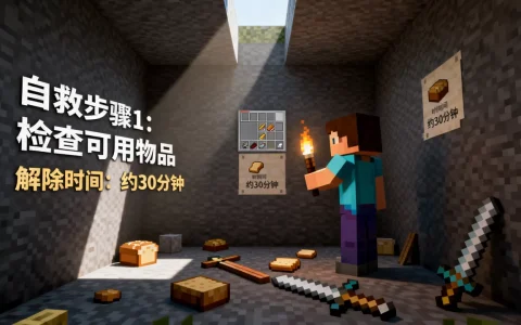 我的世界EC服务器进小黑屋怎么自救，多久能解除