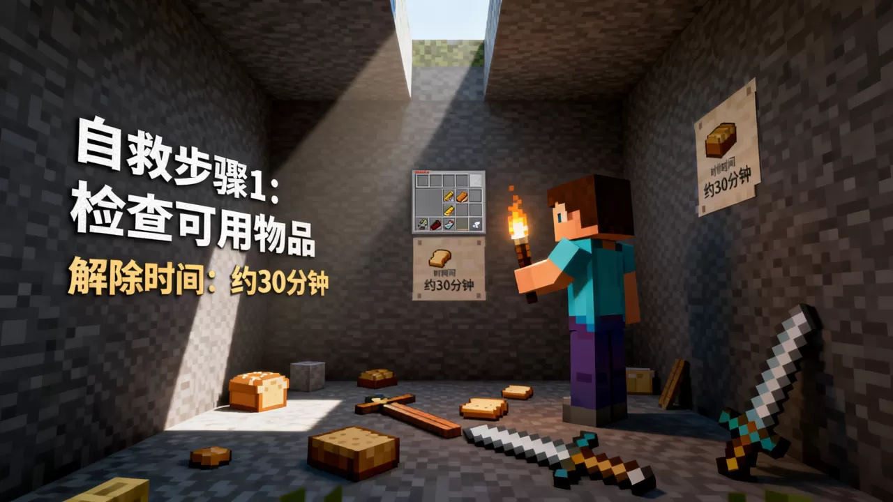 我的世界EC服务器进小黑屋怎么自救,多久能解除 我的世界EC服务器进小黑屋怎么自救,多久能解除