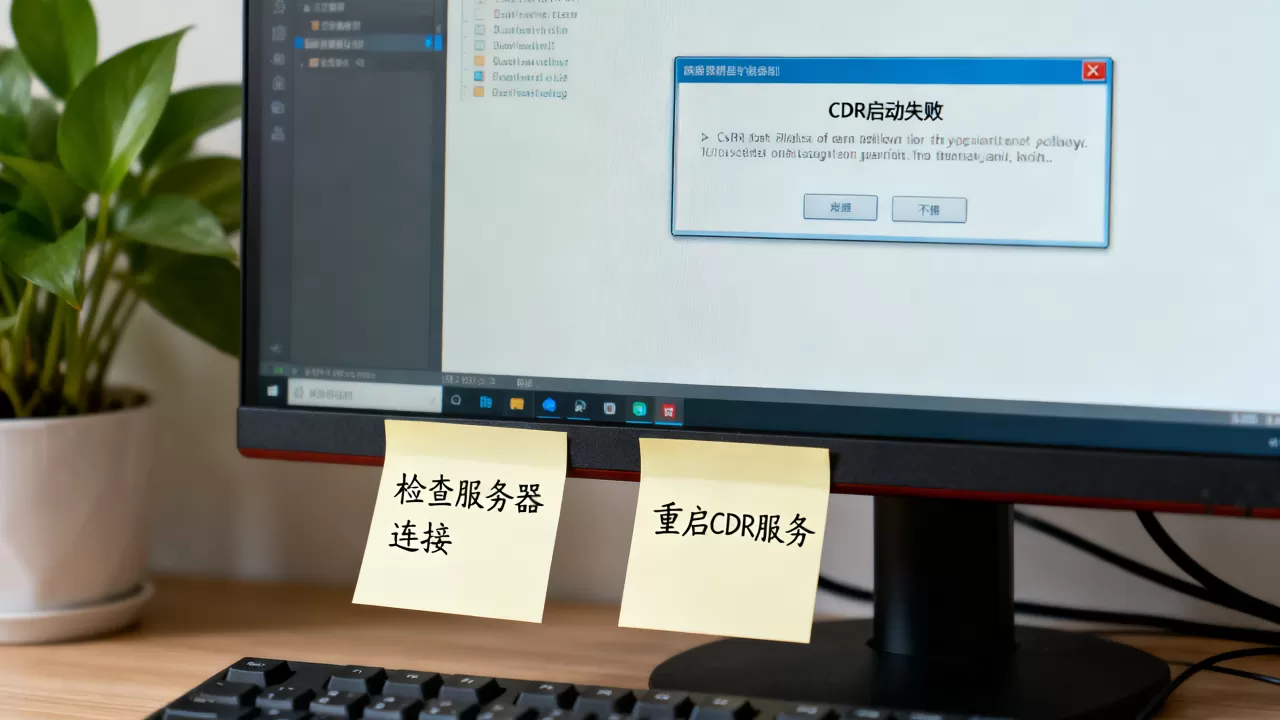 CDR启动服务器应用程序为何失败,cdr启动失败怎么解决? CDR启动服务器应用程序为何失败,cdr启动失败怎么解决?