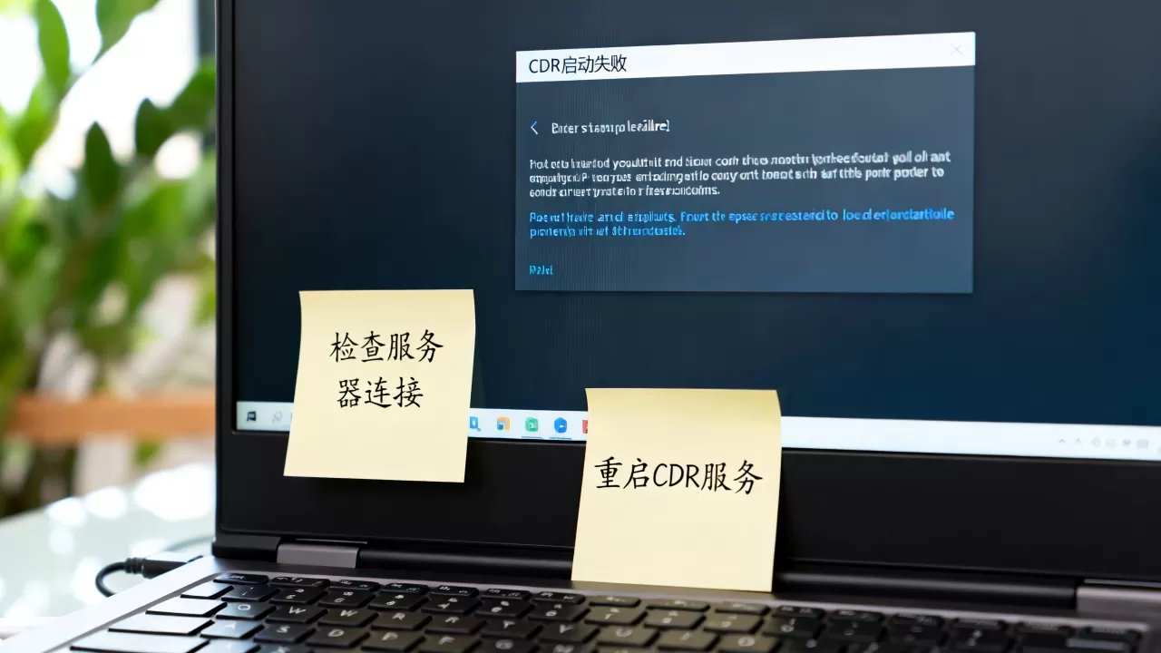 CDR启动服务器应用程序为何失败,cdr启动失败怎么解决? CDR启动服务器应用程序为何失败,cdr启动失败怎么解决?