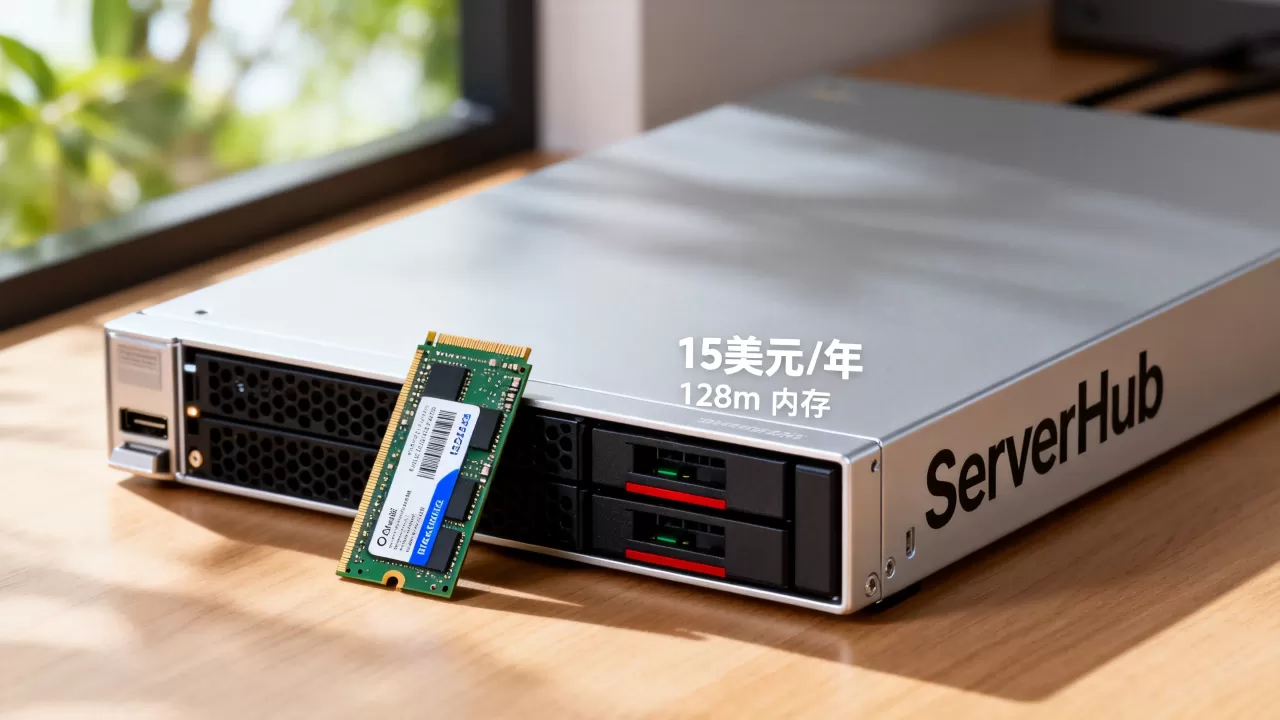 15美元/年的ServerHub值得买吗,128m内存够用吗 15美元/年的ServerHub值得买吗,128m内存够用吗