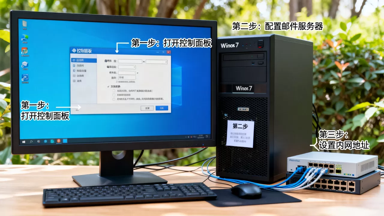win7如何搭建内网邮箱服务器地址,内网邮箱服务器怎么配置 win7如何搭建内网邮箱服务器地址,内网邮箱服务器怎么配置
