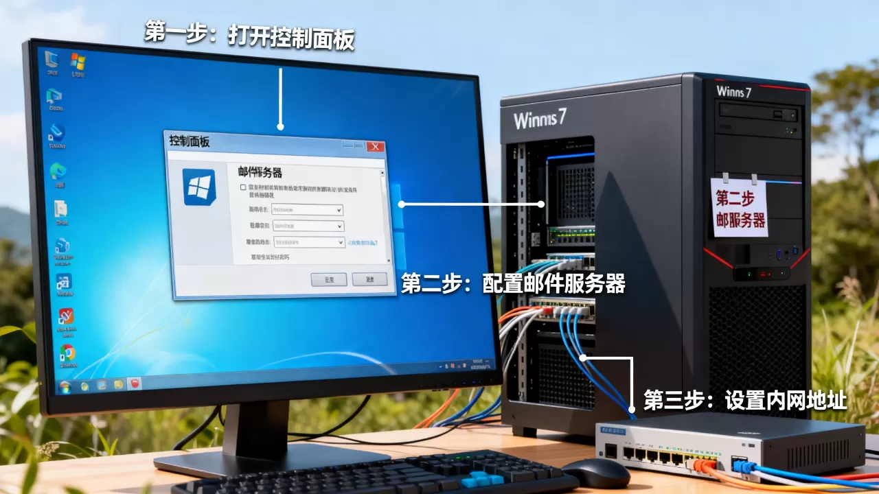 win7如何搭建内网邮箱服务器地址,内网邮箱服务器怎么配置 win7如何搭建内网邮箱服务器地址,内网邮箱服务器怎么配置