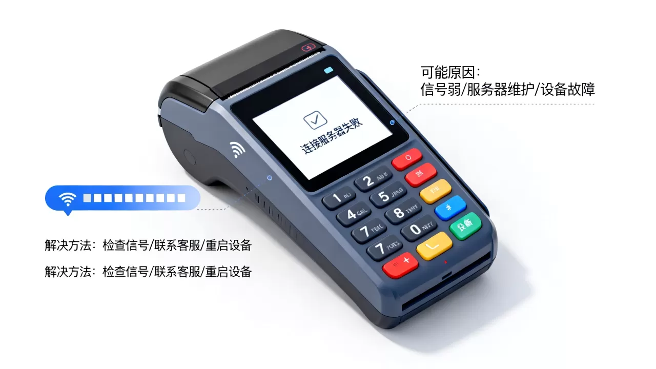 pos机有信号连接服务器失败是什么原因,如何解决? pos机有信号连接服务器失败是什么原因,如何解决?