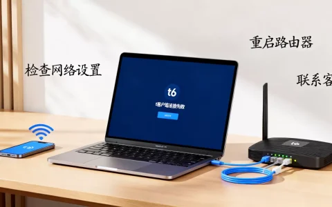t6客户端连不上服务器怎么解决？网络连接失败原因是什么