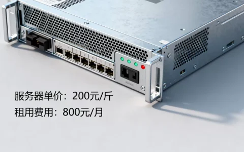 广东服务器按斤卖多少钱？服务器租用费用是多少？