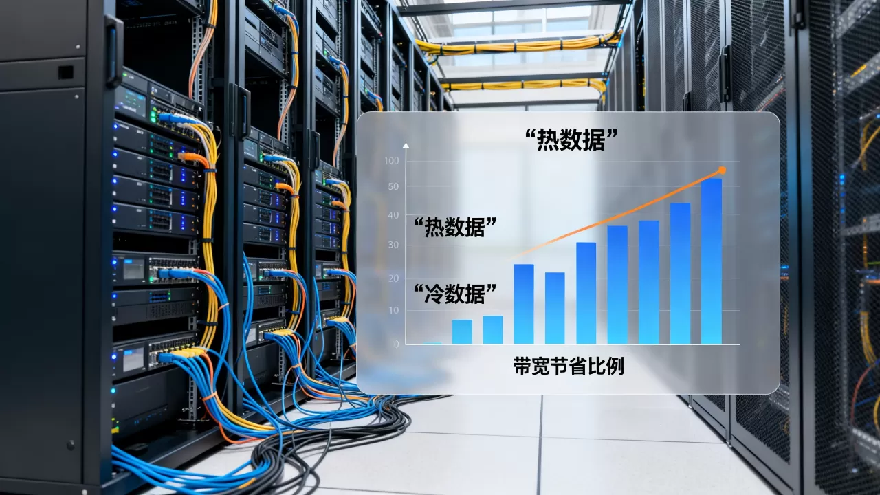 网盘冷热数据分开后带宽到底能省多少,冷热数据分离如何实现? 网盘冷热数据分开后带宽到底能省多少,冷热数据分离如何实现?