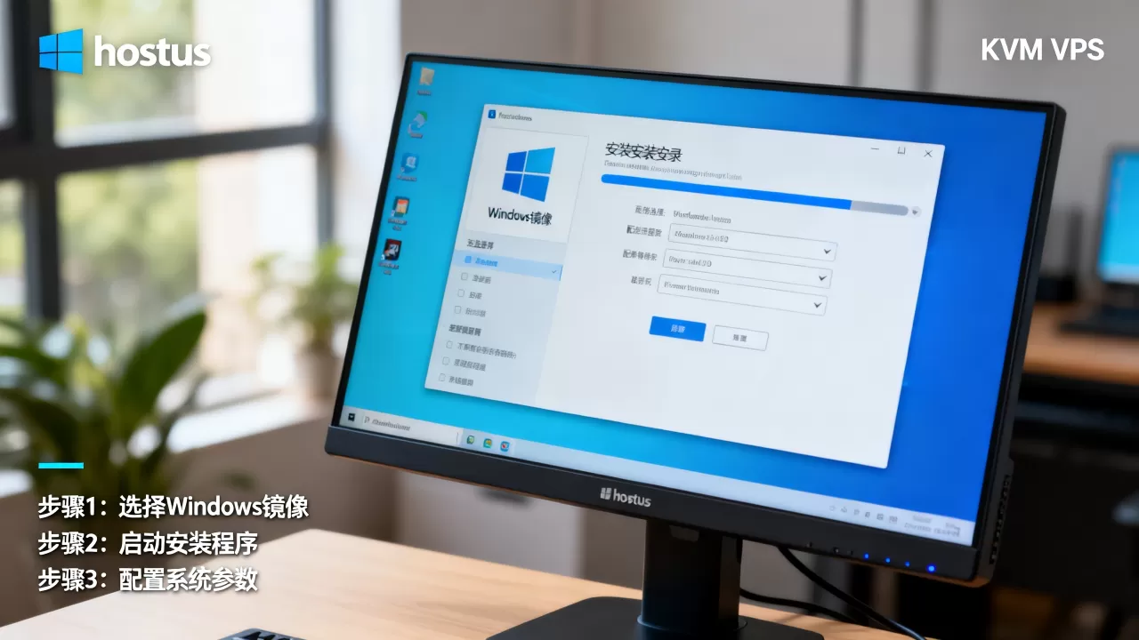 hostus的KVM VPS如何安装Windows系统?,详细操作步骤是什么? hostus的KVM VPS如何安装Windows系统?,详细操作步骤是什么?