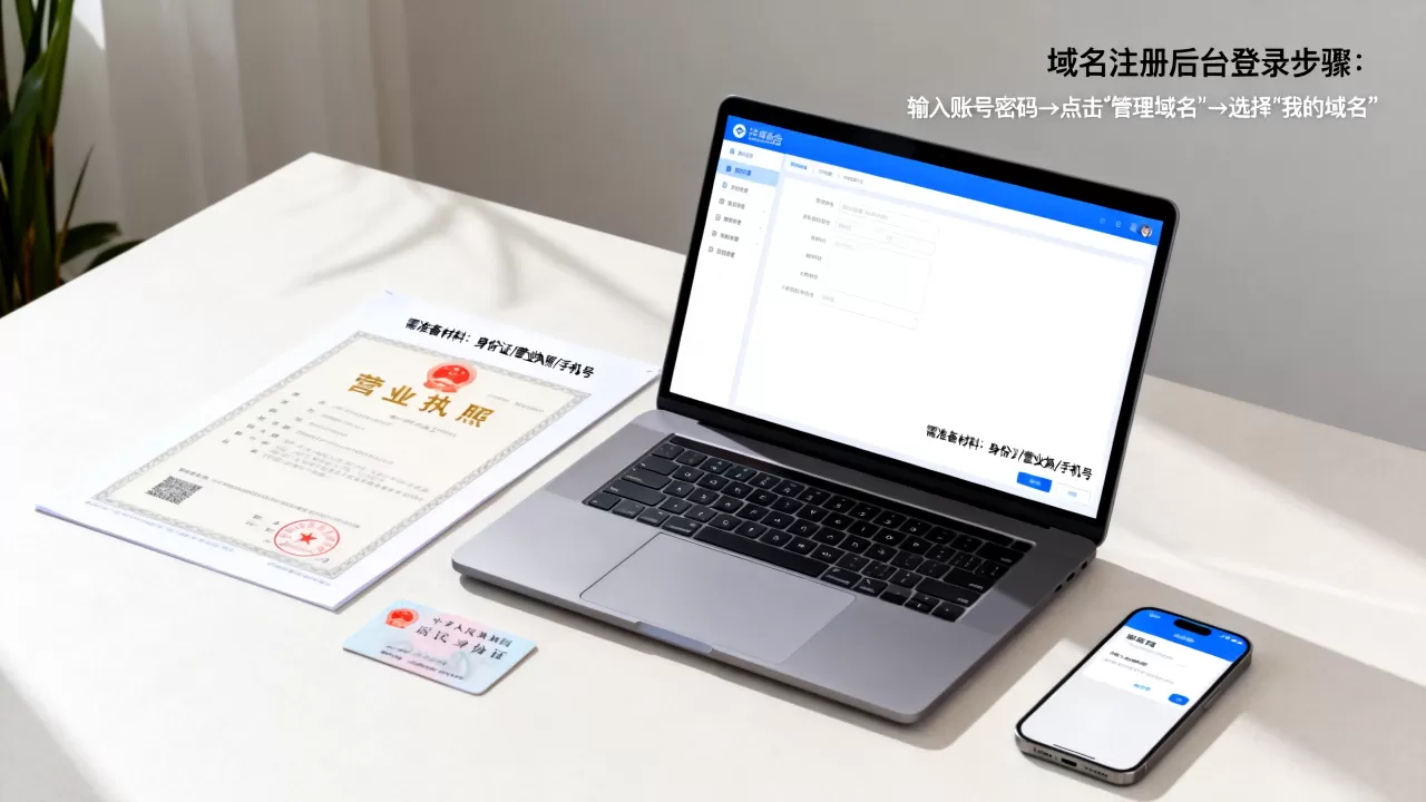 域名注册后台如何进入?,域名注册需要准备什么材料? 域名注册后台如何进入?,域名注册需要准备什么材料?