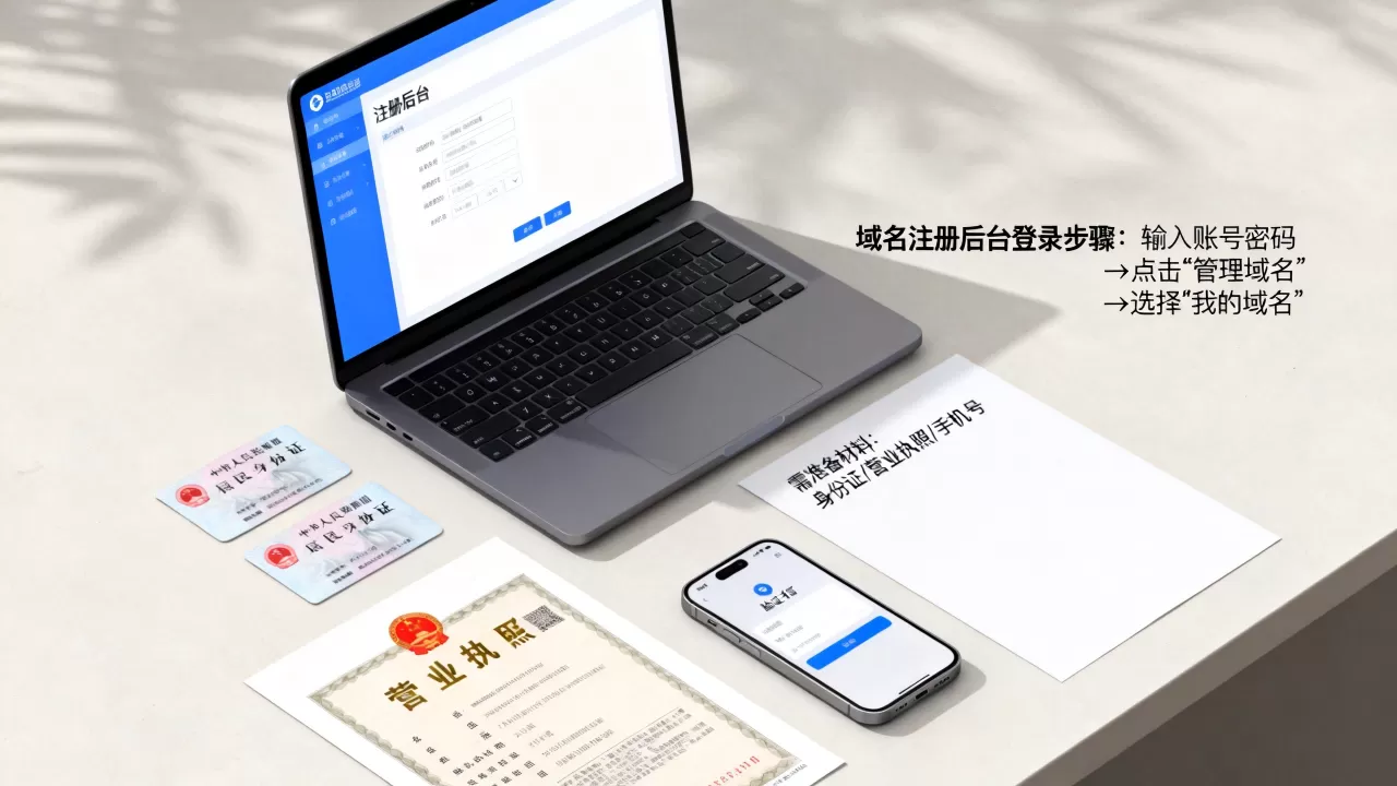域名注册后台如何进入?,域名注册需要准备什么材料? 域名注册后台如何进入?,域名注册需要准备什么材料?