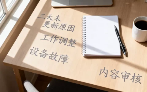 为什么这三天都没有更新，是什么原因造成的呢
