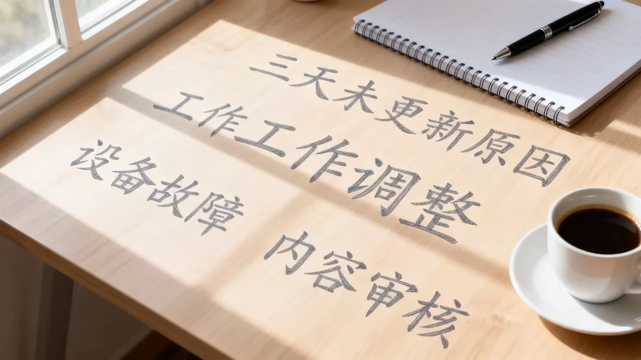 为什么这三天都没有更新,是什么原因造成的呢 为什么这三天都没有更新,是什么原因造成的呢