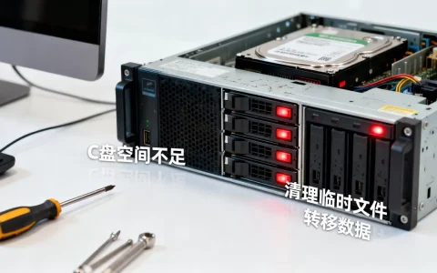 服务器C盘满了启动不了怎么办，原因和解决方法？
