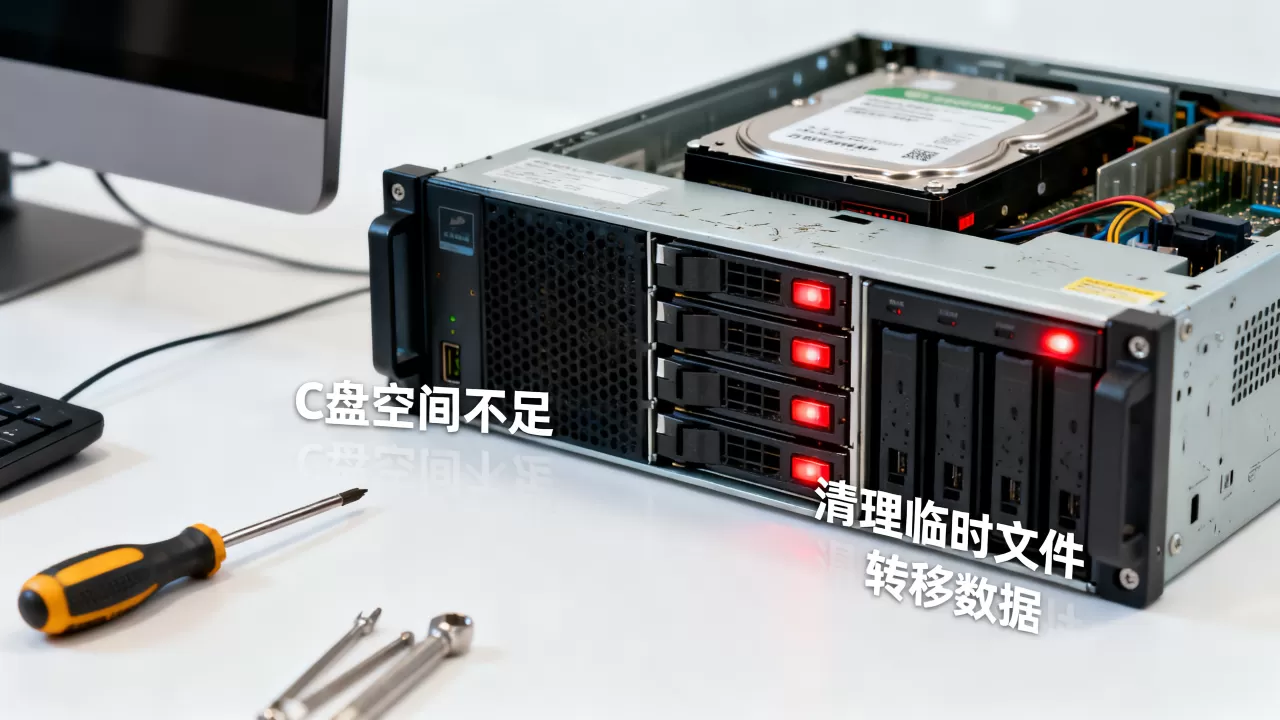 服务器C盘满了启动不了怎么办,原因和解决方法? 服务器C盘满了启动不了怎么办,原因和解决方法?