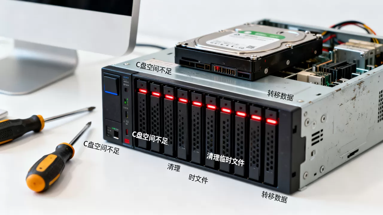 服务器C盘满了启动不了怎么办,原因和解决方法? 服务器C盘满了启动不了怎么办,原因和解决方法?