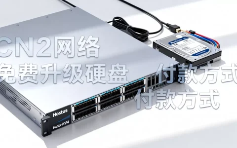 Hostus-KVM加入CN2网络免费升级硬盘？，怎么付款？