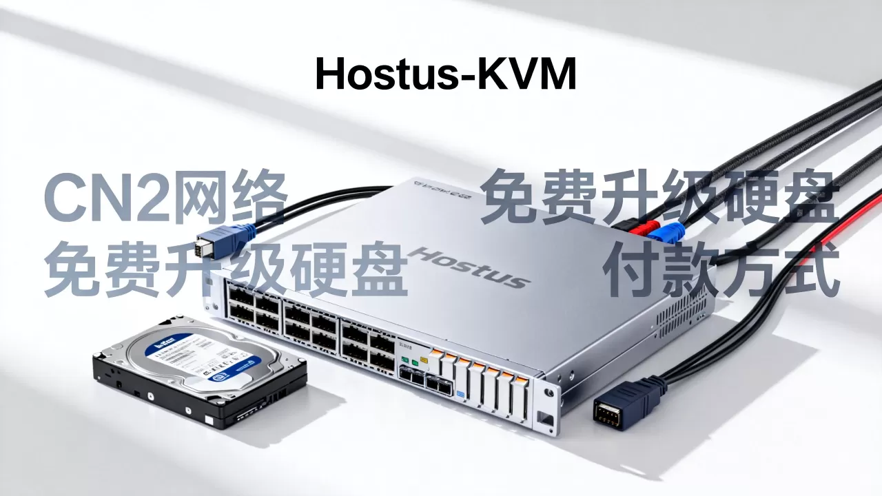 Hostus-KVM加入CN2网络免费升级硬盘?,怎么付款? Hostus-KVM加入CN2网络免费升级硬盘?,怎么付款?