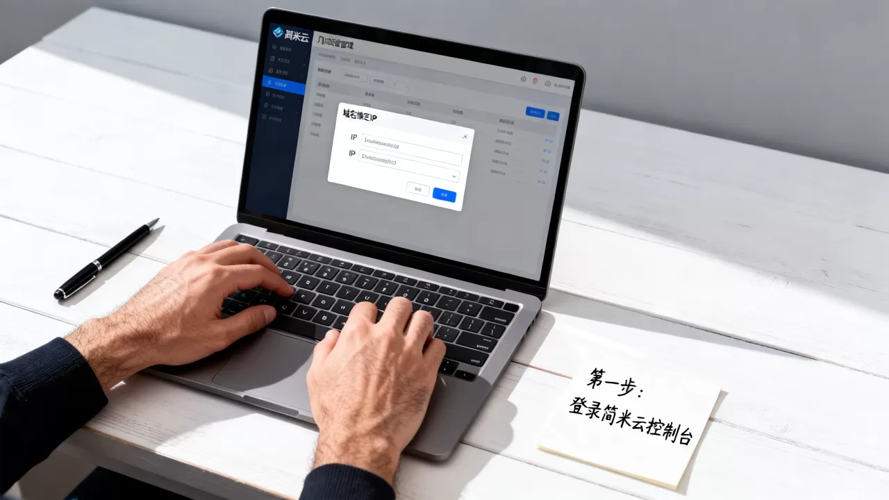 简米云域名怎么绑定IP,新手操作步骤有哪些? 简米云域名怎么绑定IP,新手操作步骤有哪些?