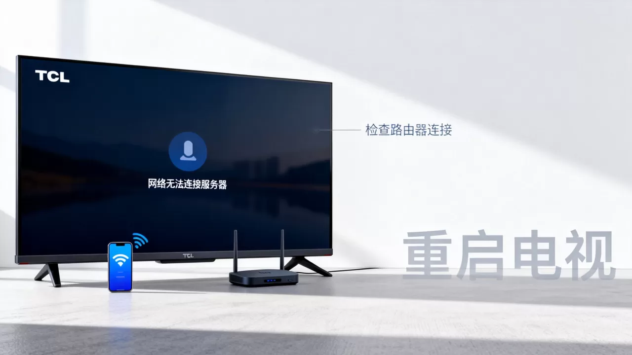 TCL电视显示网络无法连接服务器怎么办,怎么回事 TCL电视显示网络无法连接服务器怎么办,怎么回事