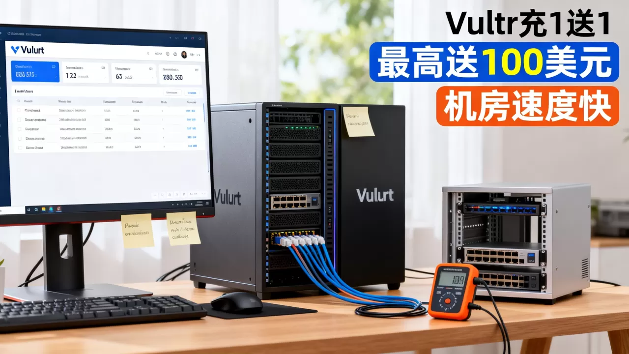 Vultr充1送1最高送100美元?,哪个机房速度快 Vultr充1送1最高送100美元?,哪个机房速度快