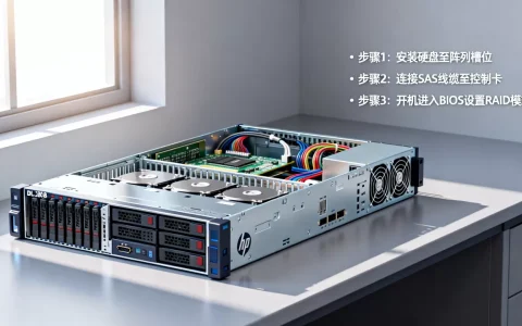 惠普DL380 G8服务器怎么配置RAID，设置步骤是什么？