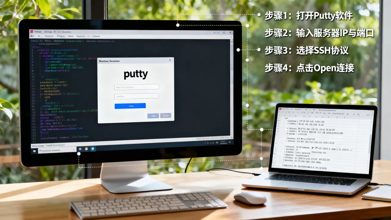 如何用putty连接VPS服务器?,详细步骤是什么? 如何用putty连接VPS服务器?,详细步骤是什么?