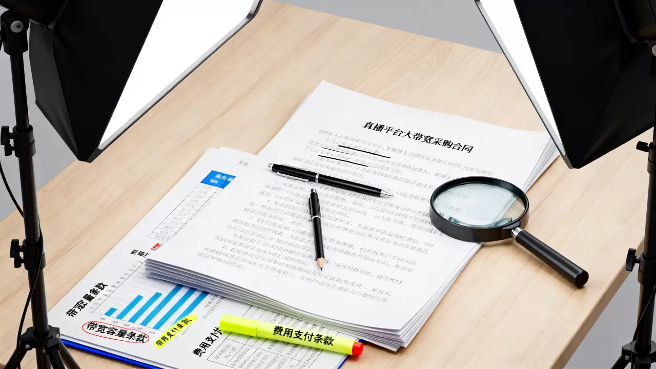 直播平台大带宽采购合同要盯哪些条款,怎么避免踩坑? 直播平台大带宽采购合同要盯哪些条款,怎么避免踩坑?