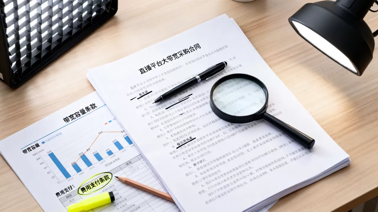 直播平台大带宽采购合同要盯哪些条款,怎么避免踩坑? 直播平台大带宽采购合同要盯哪些条款,怎么避免踩坑?