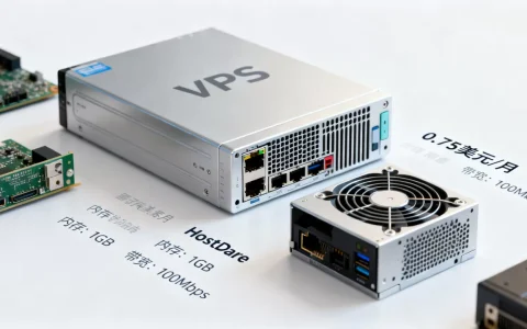 HostDare 0.75美元VPS靠谱吗，便宜VPS哪家好