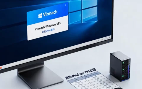 Virmach Windows VPS年付29.4美元划算吗，便宜Windows VPS哪个好？