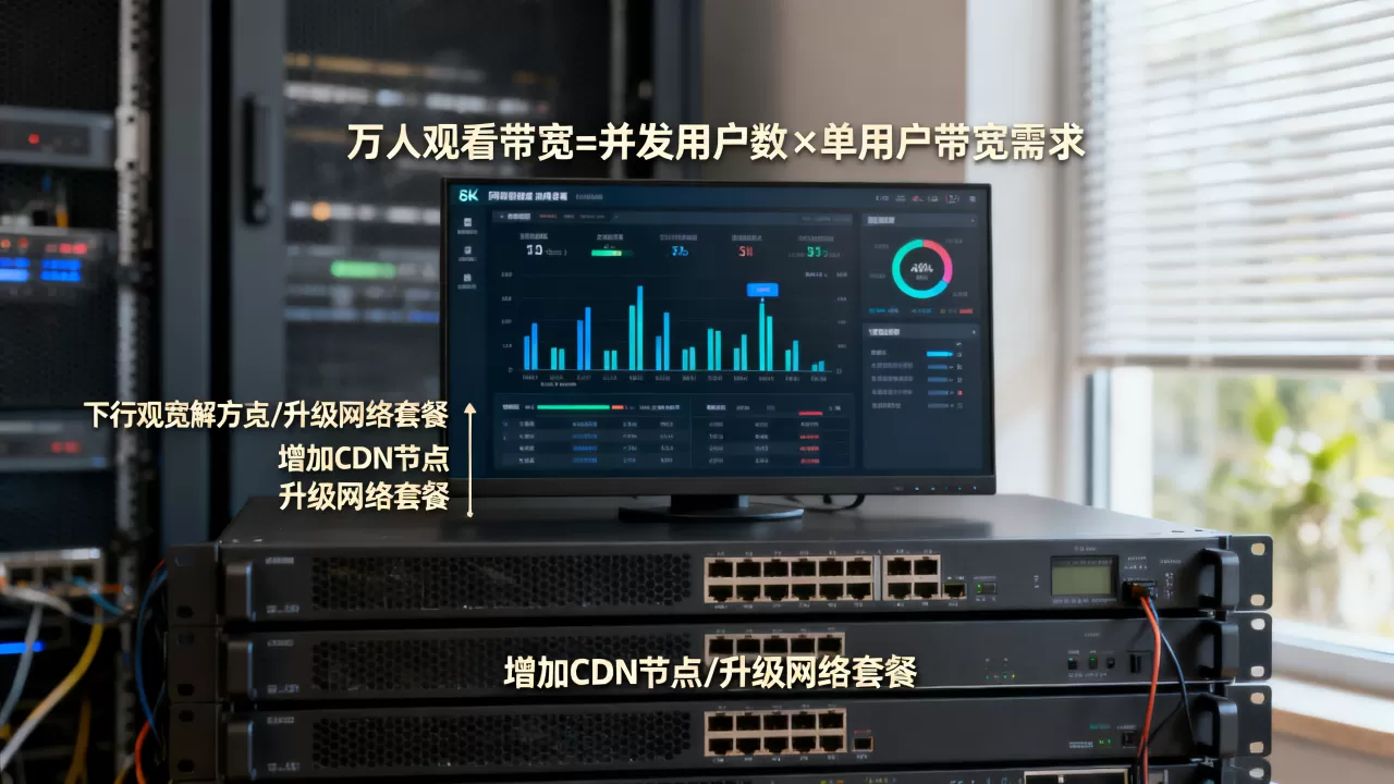 会议直播万人观看带宽如何换算?,下行带宽不够怎么办 会议直播万人观看带宽如何换算?,下行带宽不够怎么办