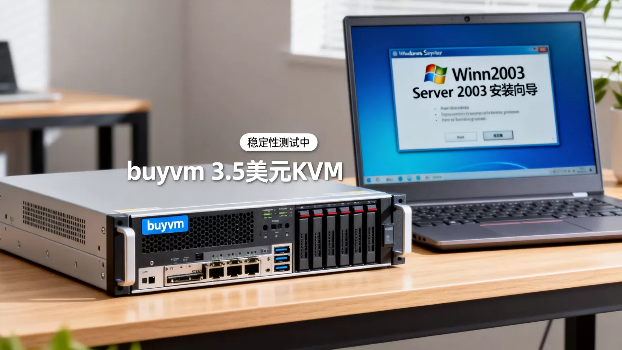 buyvm 3.5美元KVM能装Win2003吗,稳定吗 buyvm 3.5美元KVM能装Win2003吗,稳定吗