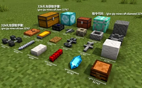 我的世界服务器32k礼包怎么弄，指令代码是什么？
